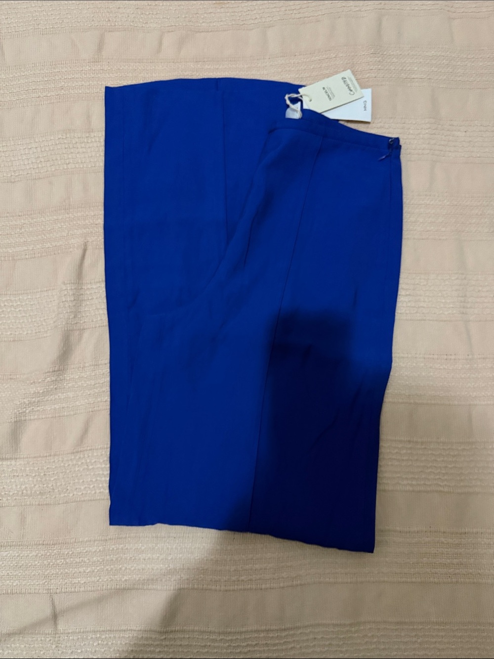 Mango Royal Blue Women's Tailored Trousers